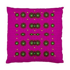 Stars In Fern And Love Ornate Standard Cushion Case (one Side) by pepitasart