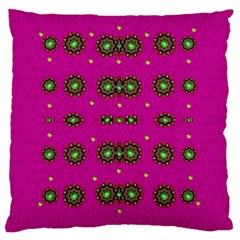 Stars In Fern And Love Ornate Standard Flano Cushion Case (two Sides) by pepitasart