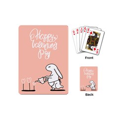 Happy Valentine s Day  Playing Cards (mini) by alllovelyideas