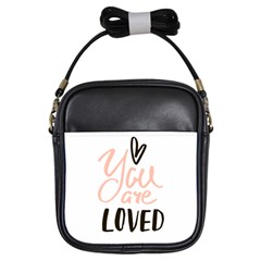 You Are Loved Girls Sling Bag by alllovelyideas