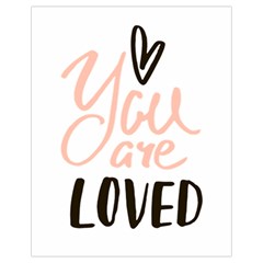 You Are Loved Drawstring Bag (small) by alllovelyideas