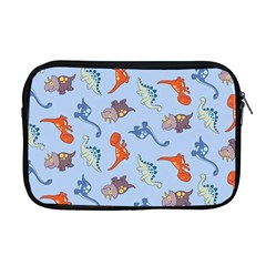 Dinosaurs - Baby Blue Apple Macbook Pro 17  Zipper Case by WensdaiAmbrose