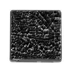 Black And White Grunge Cracked Abstract Print Memory Card Reader (square 5 Slot) by dflcprintsclothing