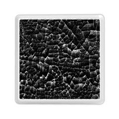 Black And White Grunge Cracked Abstract Print Memory Card Reader (square) by dflcprintsclothing