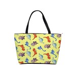 Dinosaurs - Yellow Finch Classic Shoulder Handbag Front