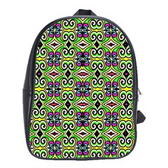 Ml 96 1 School Bag (large) by ArtworkByPatrick