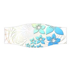 Flowers Background Leaf Leaves Blue Stretchable Headband by Mariart