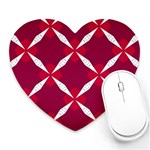 Christmas Background Wallpaper Heart Mousepads Front