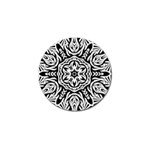 Pattern Star Design Texture Golf Ball Marker Front