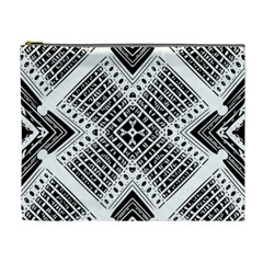 Pattern Tile Repeating Geometric Cosmetic Bag (xl) by Pakrebo