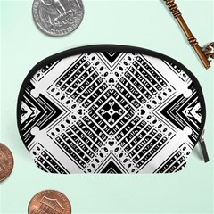 Pattern Tile Repeating Geometric Accessory Pouch (large) by Pakrebo