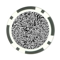 Flames Fire Pattern Digital Art Poker Chip Card Guard by Pakrebo