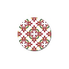 Christmas Wallpaper Background Golf Ball Marker by Pakrebo