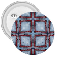 Pattern Cross Geometric Shape 3  Buttons by Pakrebo