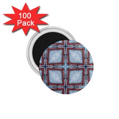 Pattern Cross Geometric Shape 1 75  Magnets (100 Pack)  by Pakrebo