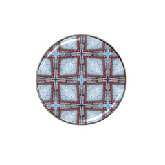 Pattern Cross Geometric Shape Hat Clip Ball Marker by Pakrebo