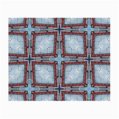 Pattern Cross Geometric Shape Small Glasses Cloth by Pakrebo