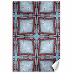 Pattern Cross Geometric Shape Canvas 20  X 30  by Pakrebo