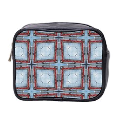 Pattern Cross Geometric Shape Mini Toiletries Bag (two Sides) by Pakrebo