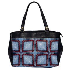 Pattern Cross Geometric Shape Oversize Office Handbag by Pakrebo