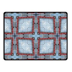 Pattern Cross Geometric Shape Fleece Blanket (small) by Pakrebo