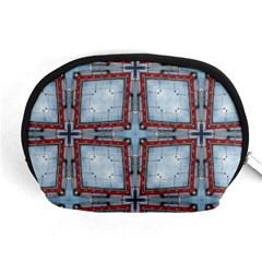 Pattern Cross Geometric Shape Accessory Pouch (medium) by Pakrebo