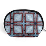 Pattern Cross Geometric Shape Accessory Pouch (Medium) Front