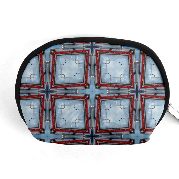 Pattern Cross Geometric Shape Accessory Pouch (Medium)