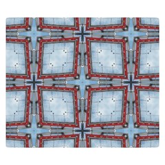 Pattern Cross Geometric Shape Double Sided Flano Blanket (small)  by Pakrebo