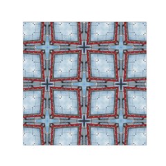 Pattern Cross Geometric Shape Small Satin Scarf (square) by Pakrebo