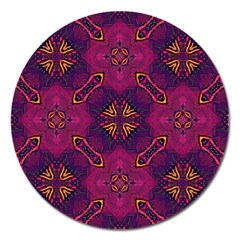 Backdrop Background Cloth Colorful Magnet 5  (round) by Pakrebo