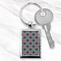 Pattern Wallpaper Background Key Chains (rectangle)  by Pakrebo