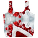 Christmas Background Tile Gifts Full Print Recycle Bag (XL) Back