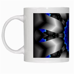 Kaleidoscope Abstract Round White Mugs by Pakrebo