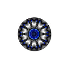 Kaleidoscope Abstract Round Golf Ball Marker by Pakrebo