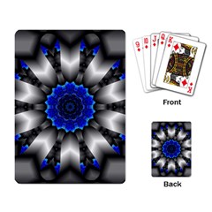 Kaleidoscope Abstract Round Playing Cards Single Design