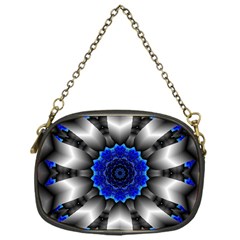 Kaleidoscope Abstract Round Chain Purse (one Side) by Pakrebo