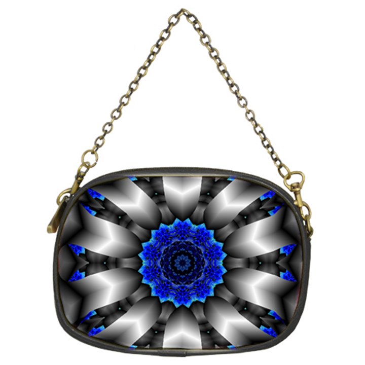 Kaleidoscope Abstract Round Chain Purse (Two Sides)