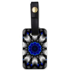 Kaleidoscope Abstract Round Luggage Tags (one Side)  by Pakrebo