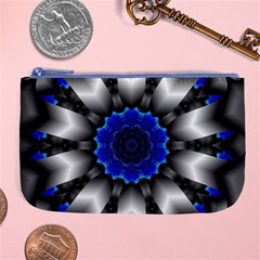 Kaleidoscope Abstract Round Large Coin Purse by Pakrebo