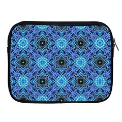 Blue Tile Wallpaper Texture Apple Ipad 2/3/4 Zipper Cases by Pakrebo