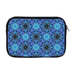 Blue Tile Wallpaper Texture Apple Macbook Pro 17  Zipper Case by Pakrebo