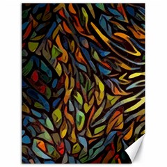 Stained Glass Window Glass Colorful Canvas 18  X 24  by Pakrebo