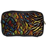 Stained Glass Window Glass Colorful Toiletries Bag (One Side) Front