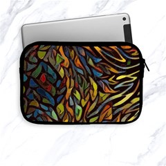 Stained Glass Window Glass Colorful Apple Ipad Mini Zipper Cases by Pakrebo