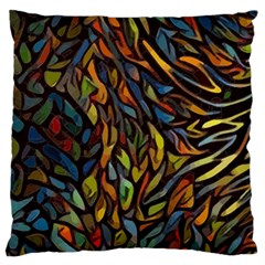 Stained Glass Window Glass Colorful Standard Flano Cushion Case (one Side) by Pakrebo