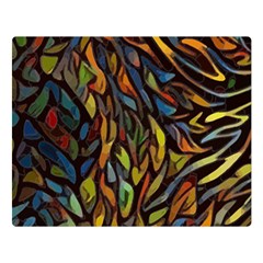 Stained Glass Window Glass Colorful Double Sided Flano Blanket (large)  by Pakrebo