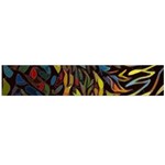 Stained Glass Window Glass Colorful Large Flano Scarf  Front