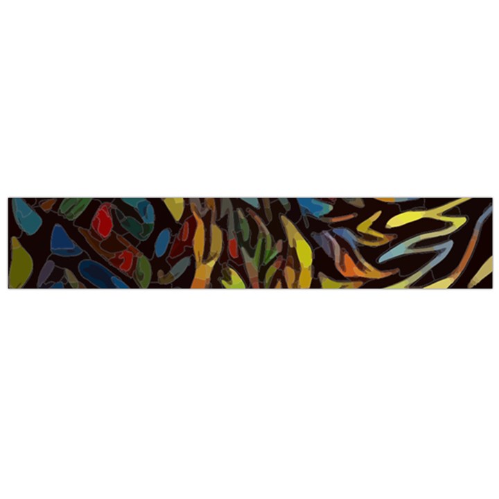 Stained Glass Window Glass Colorful Large Flano Scarf 