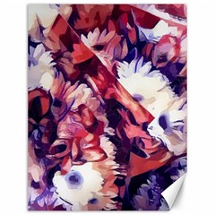 Flowers Bouquets Vintage Pop Art Canvas 12  x 16 